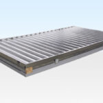 4M X 2.1M Flat Pack Container Store – Galvanised - Image 4