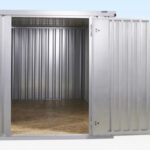 4M X 2.1M Flat Pack Container Store – Galvanised - Image 2