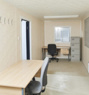 20Ft x 8Ft Steel Anti-Vandal Office Cabin